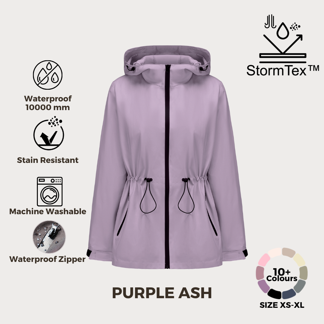 (BUY 1 GET 1 FREE) Women's Lightweight Water-repellent Raincoat Jacket