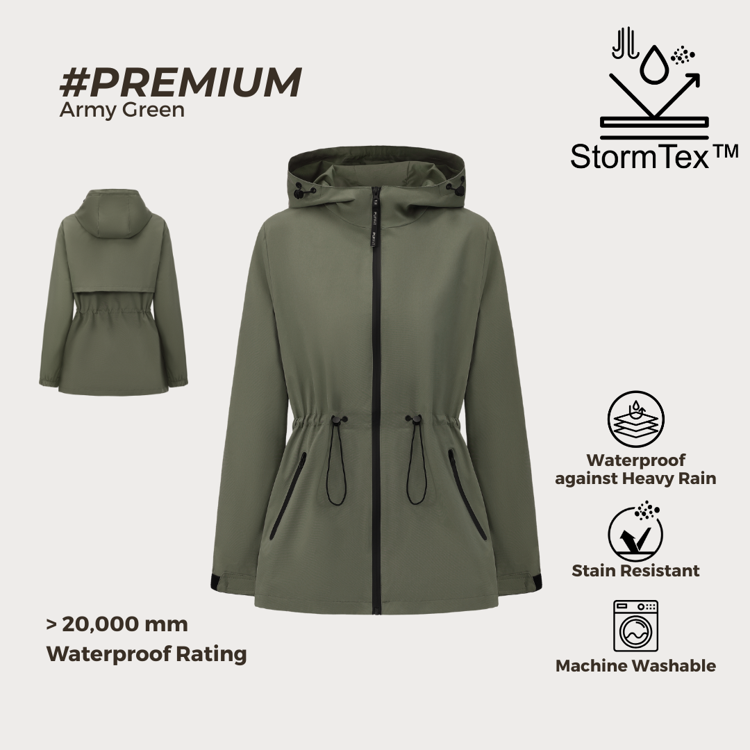 (BUY 1 GET 1 FREE) Women's Lightweight Water-repellent Raincoat Jacket