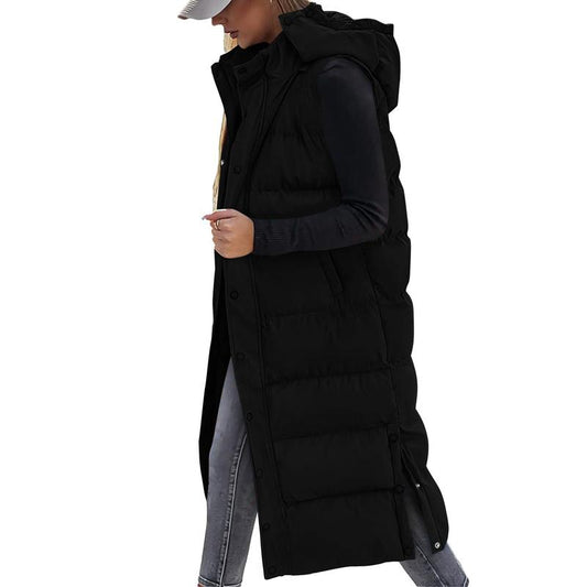 Winter Long Puffer Vest
