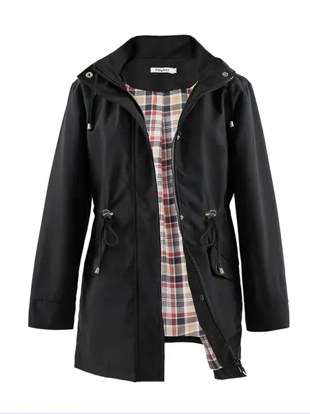 Waterproof Hooded Trench Coat