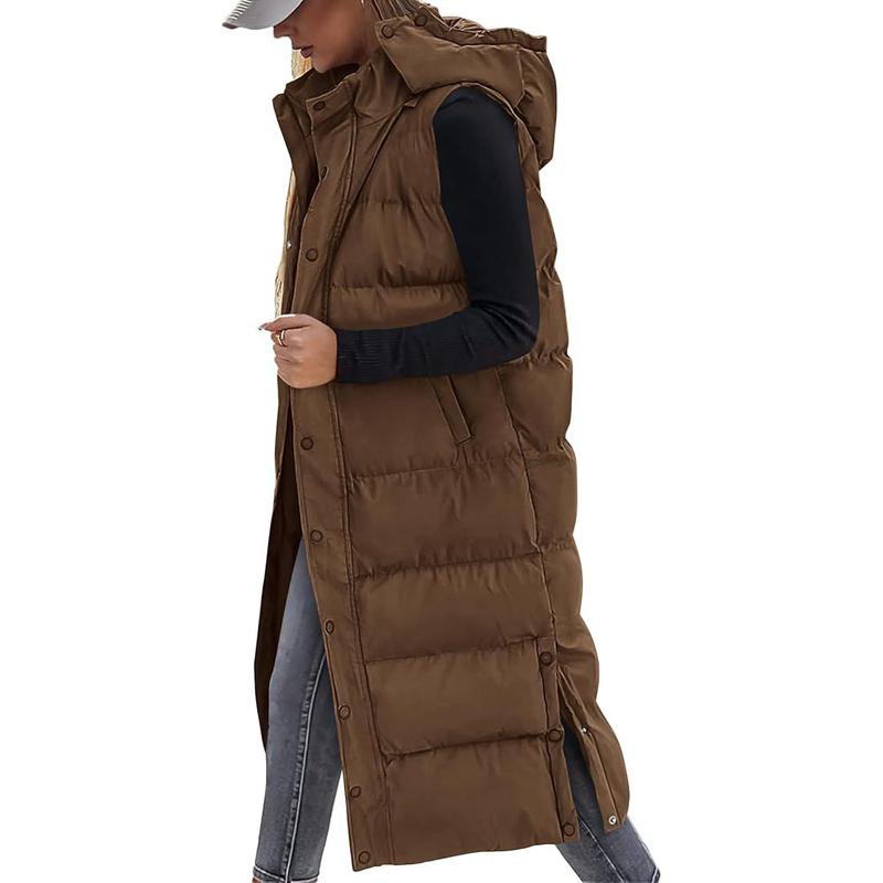 Winter Long Puffer Vest