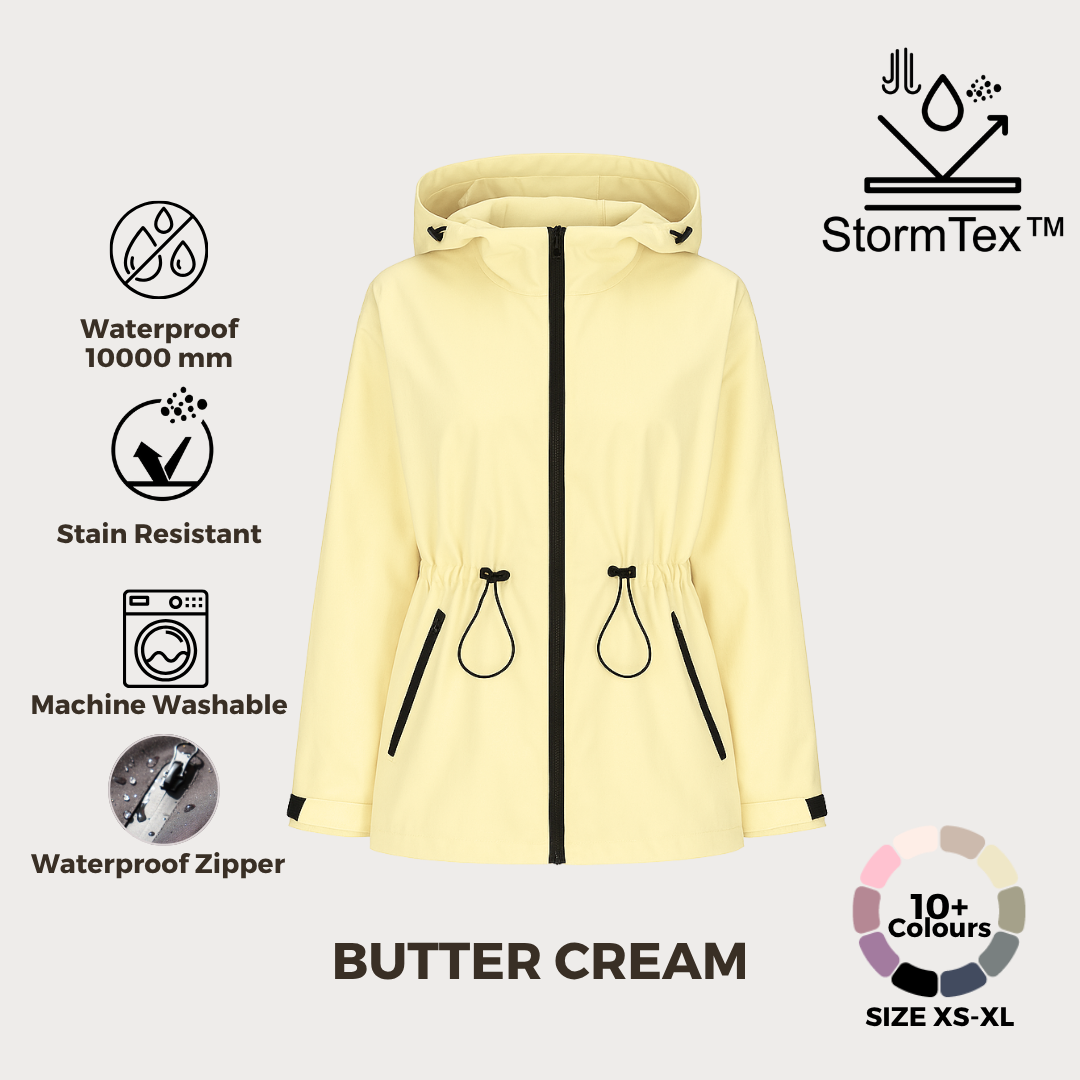 (BUY 1 GET 1 FREE) Women's Lightweight Water-repellent Raincoat Jacket