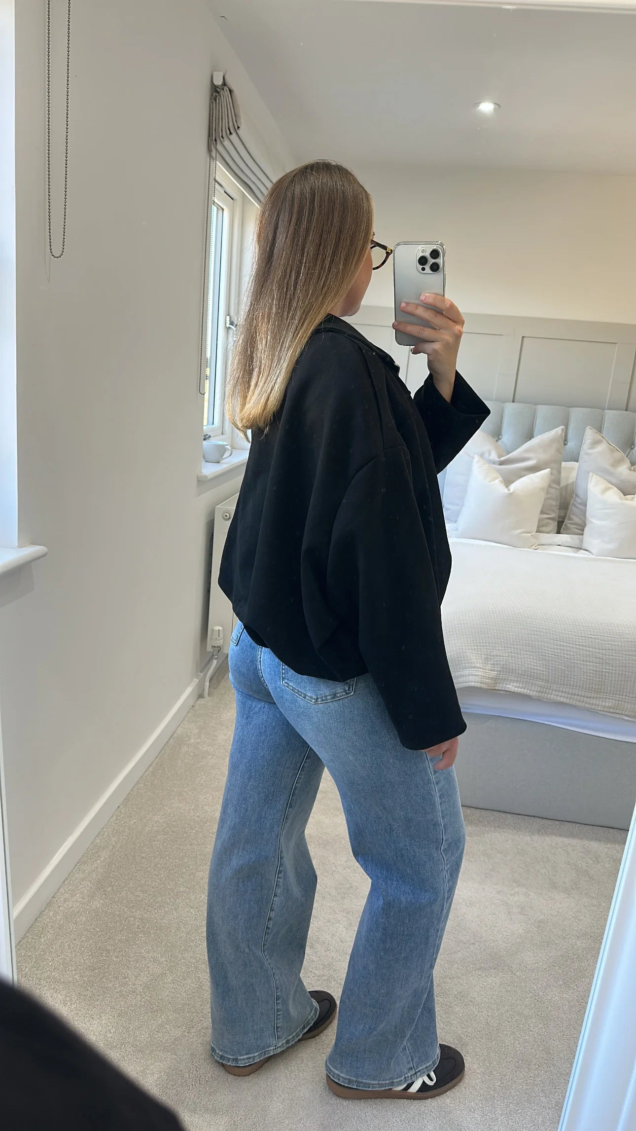 (BUY 1 GET 2 FREE) Suede bomber jacket