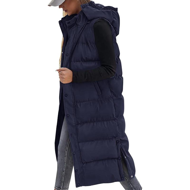 Winter Long Puffer Vest