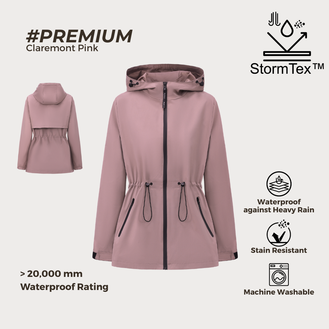 (BUY 1 GET 1 FREE) Women's Lightweight Water-repellent Raincoat Jacket