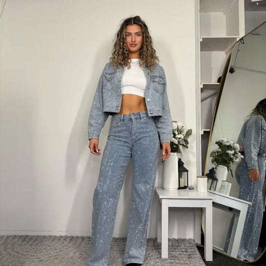 Diamante Denim Jeans