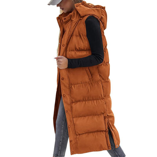 Winter Long Puffer Vest