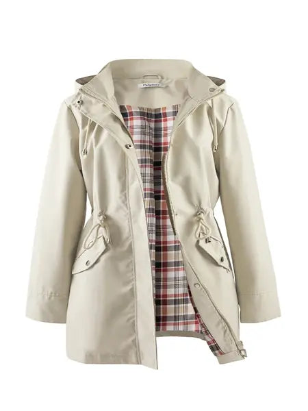 Waterproof Hooded Trench Coat