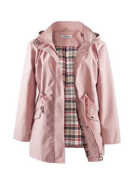 Waterproof Hooded Trench Coat