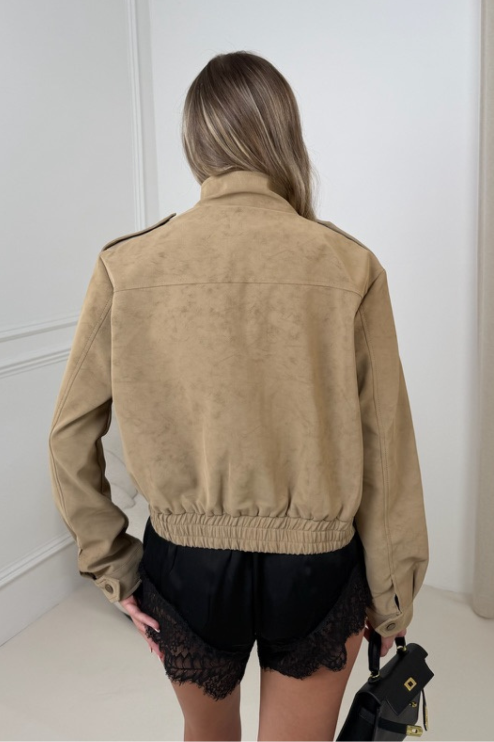 Jamie faux suede jacket
